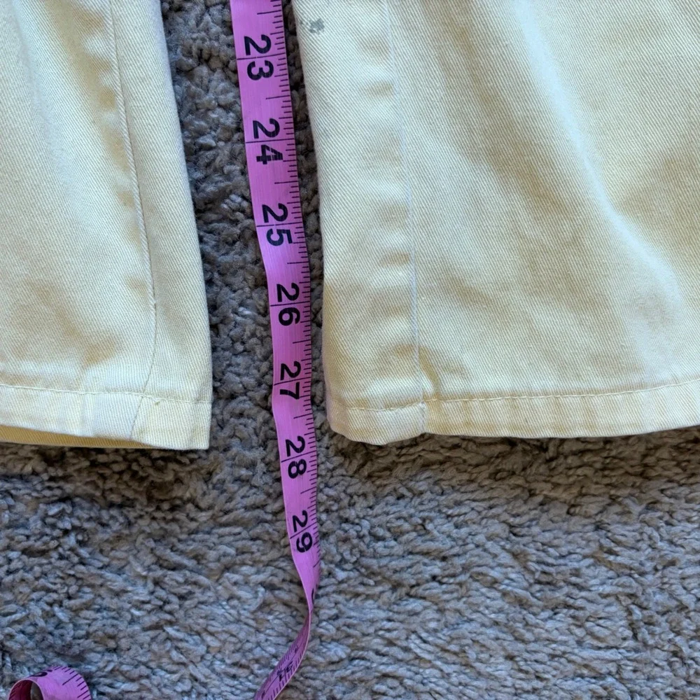 Vintage Polo Ralph Lauren Yellow Pleated Chino Pants 32x28